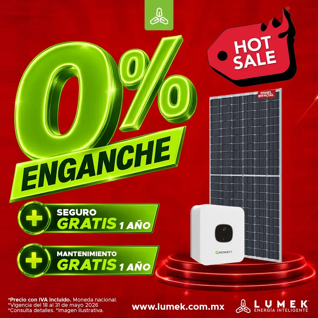 Hot Sale - 0% de enganche en paneles solares