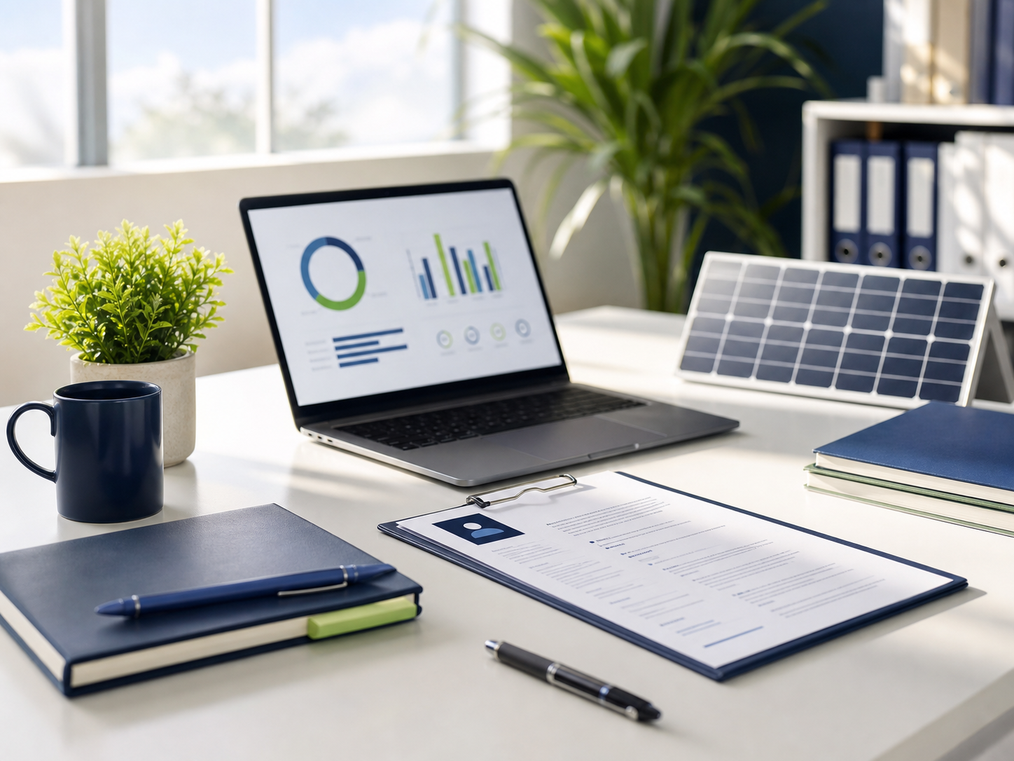 Mesa de soporte solar con monitoreo