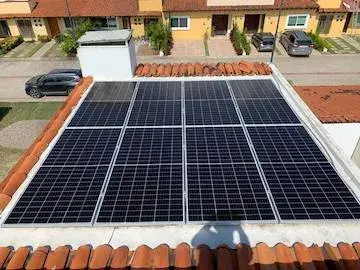 Palm Flamingos solar installation